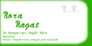 nora magat business card